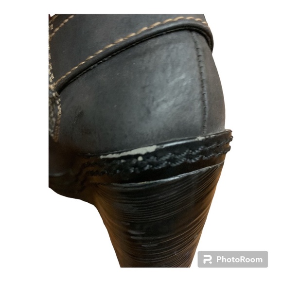 Dr Scholls Womens Blakely Ankle Boot Wedge Heel Black Y2K 90’s Size: 7.5 - Picture 8 of 9